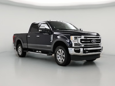 Blue 2022 Ford F250 Lariat