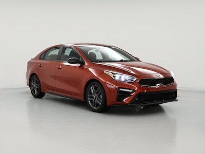 Orange 2021 Kia Forte GT-Line