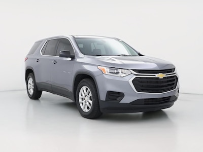 Gray 2021 Chevrolet Traverse LS