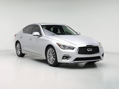 Silver 2018 Infiniti Q50 Luxe