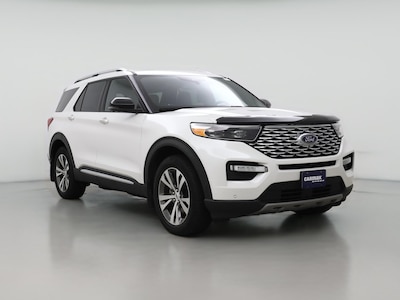 White 2020 Ford Explorer Platinum