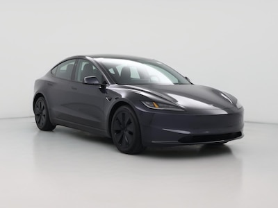 Gray 2025 Tesla Model 3 Long Range