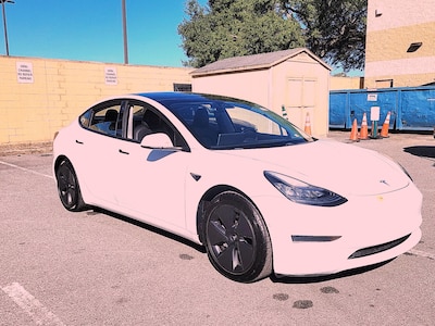 White 2021 Tesla Model 3 Standard Range Plus