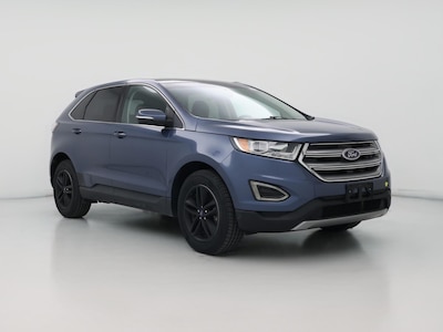 Blue 2018 Ford Edge SEL