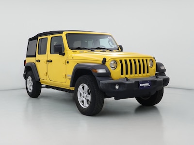 Yellow 2018 Jeep Wrangler Unlimited Sport
