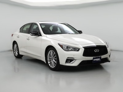 White 2021 Infiniti Q50 Luxe