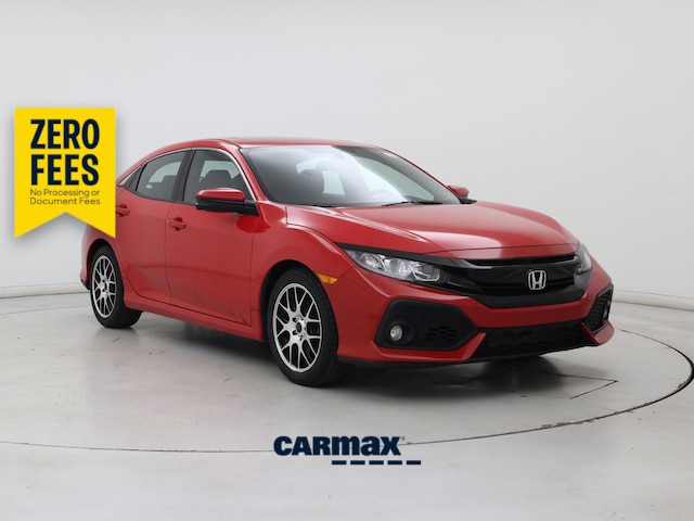 Red 2017 Honda Civic Hatchback EX Hatchback Front-Wheel Drive Automatic