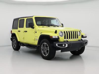 Yellow 2023 Jeep Wrangler Unlimited Sahara