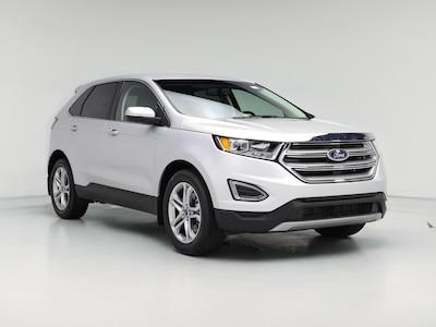 Silver 2017 Ford Edge Titanium