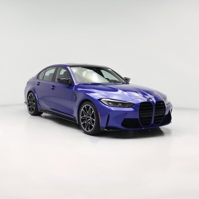 Blue 2021 BMW M3 Competition