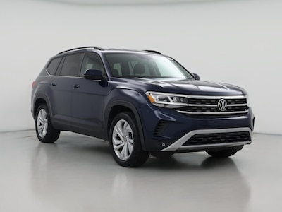 Blue 2021 Volkswagen Atlas SE w/Tech
