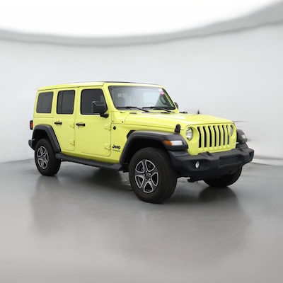Yellow 2022 Jeep Wrangler Unlimited Sport S