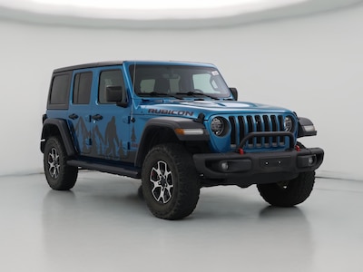 Blue 2020 Jeep Wrangler Unlimited Rubicon