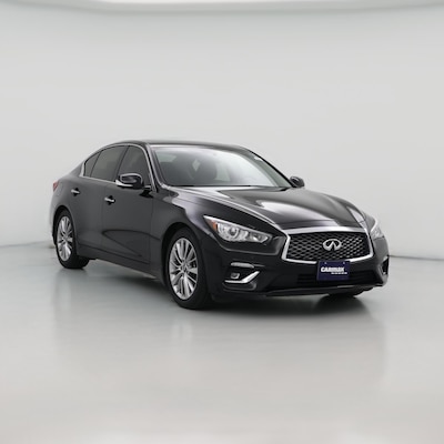Black 2023 Infiniti Q50 Luxe