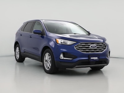 Blue 2021 Ford Edge SEL