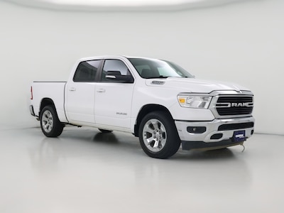 White 2021 Ram 1500 Lonestar