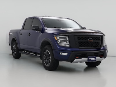 Blue 2020 Nissan Titan PRO-4X