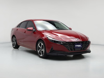 Red 2022 Hyundai Elantra Hybrid Limited