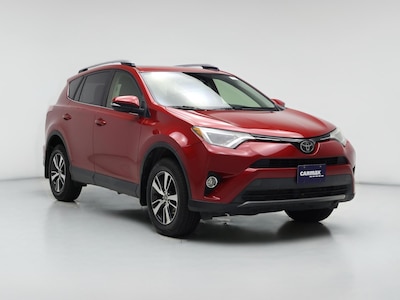 Red 2017 Toyota RAV4 XLE