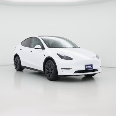 White 2025 Tesla Model Y Long Range