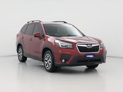Red 2021 Subaru Forester Premium