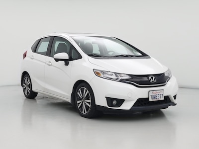 White 2015 Honda Fit EX