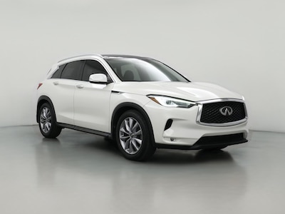 White 2021 Infiniti QX50 Luxe