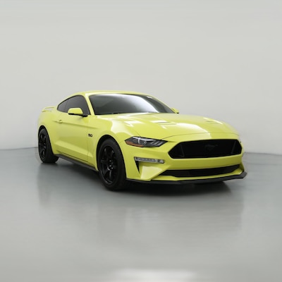 Yellow 2021 Ford Mustang GT Premium