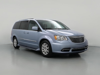 Blue 2016 Chrysler Town and Country Touring