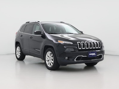 Black 2015 Jeep Cherokee Limited