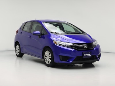 Blue 2017 Honda Fit LX