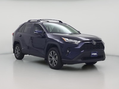 Blue 2025 Toyota RAV4 Hybrid XLE Premium