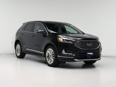 Black 2022 Ford Edge Titanium