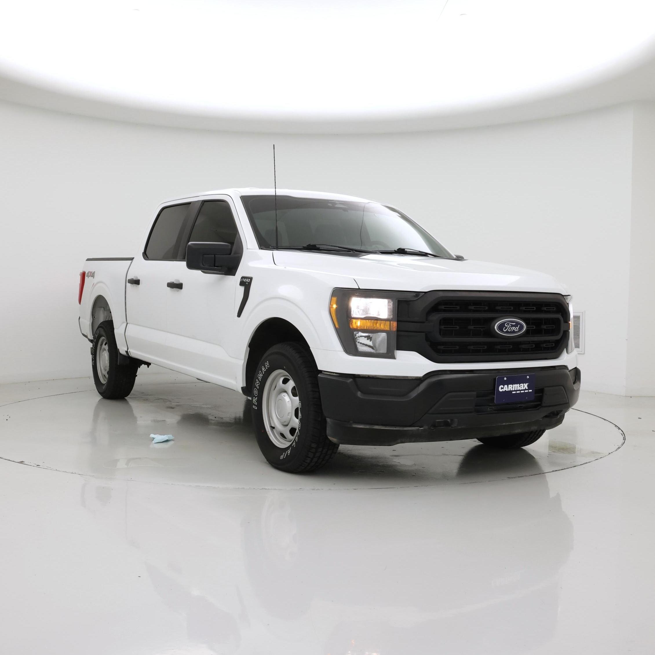 White 2023 Ford F-150 Pickup Truck Four-Wheel Drive Automatic