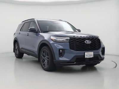 Blue 2025 Ford Explorer ST-Line