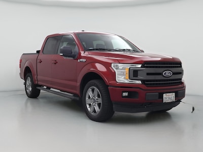 Red 2018 Ford F150 XLT