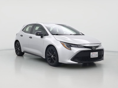 Silver 2020 Toyota Corolla Hatchback SE Night Shade