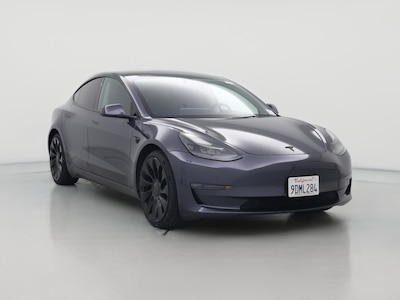 Gray 2023 Tesla Model 3 Performance