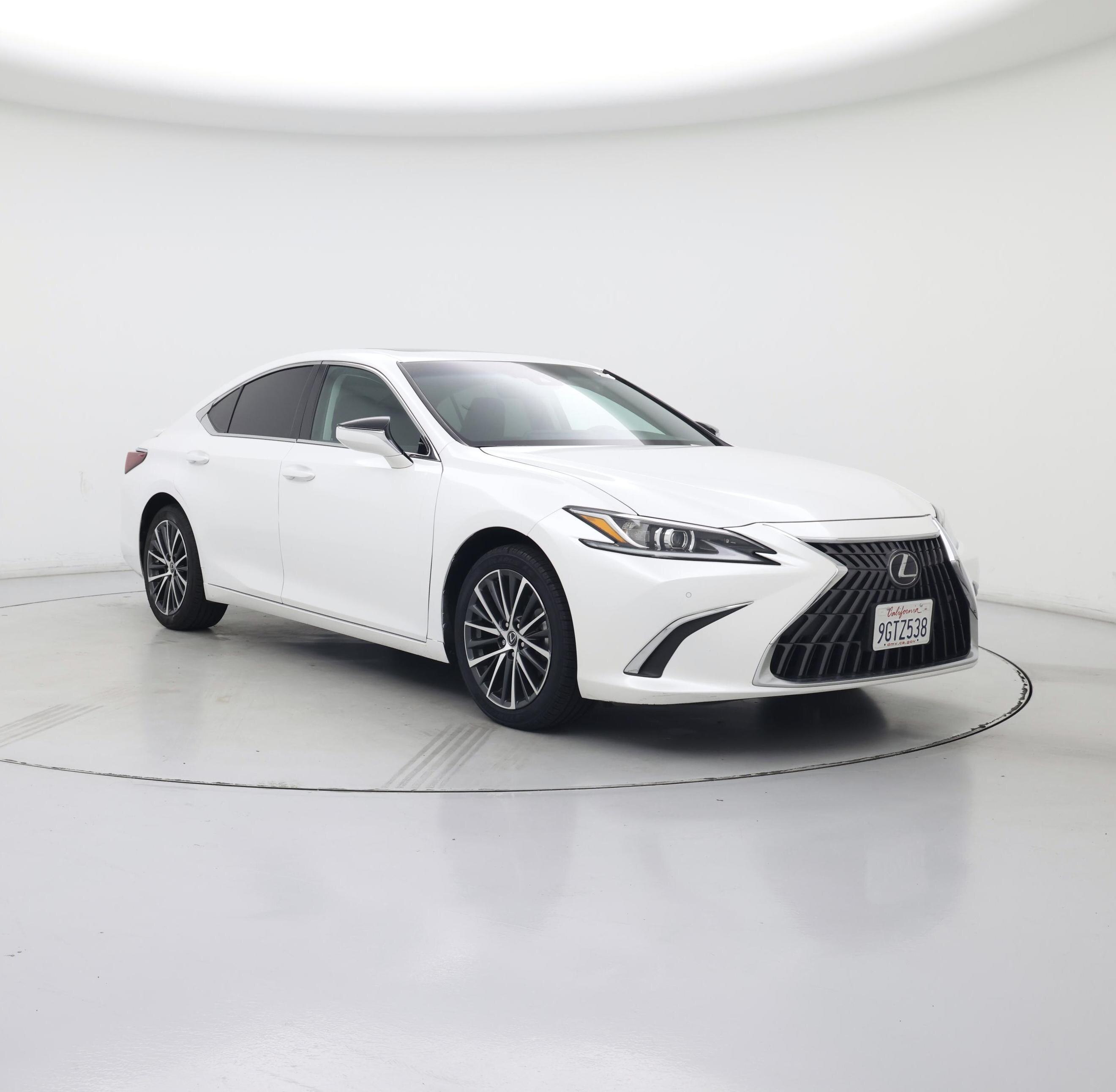 White 2023 Lexus ES Hybrid 300h FWD Sedan Front-Wheel Drive Automatic