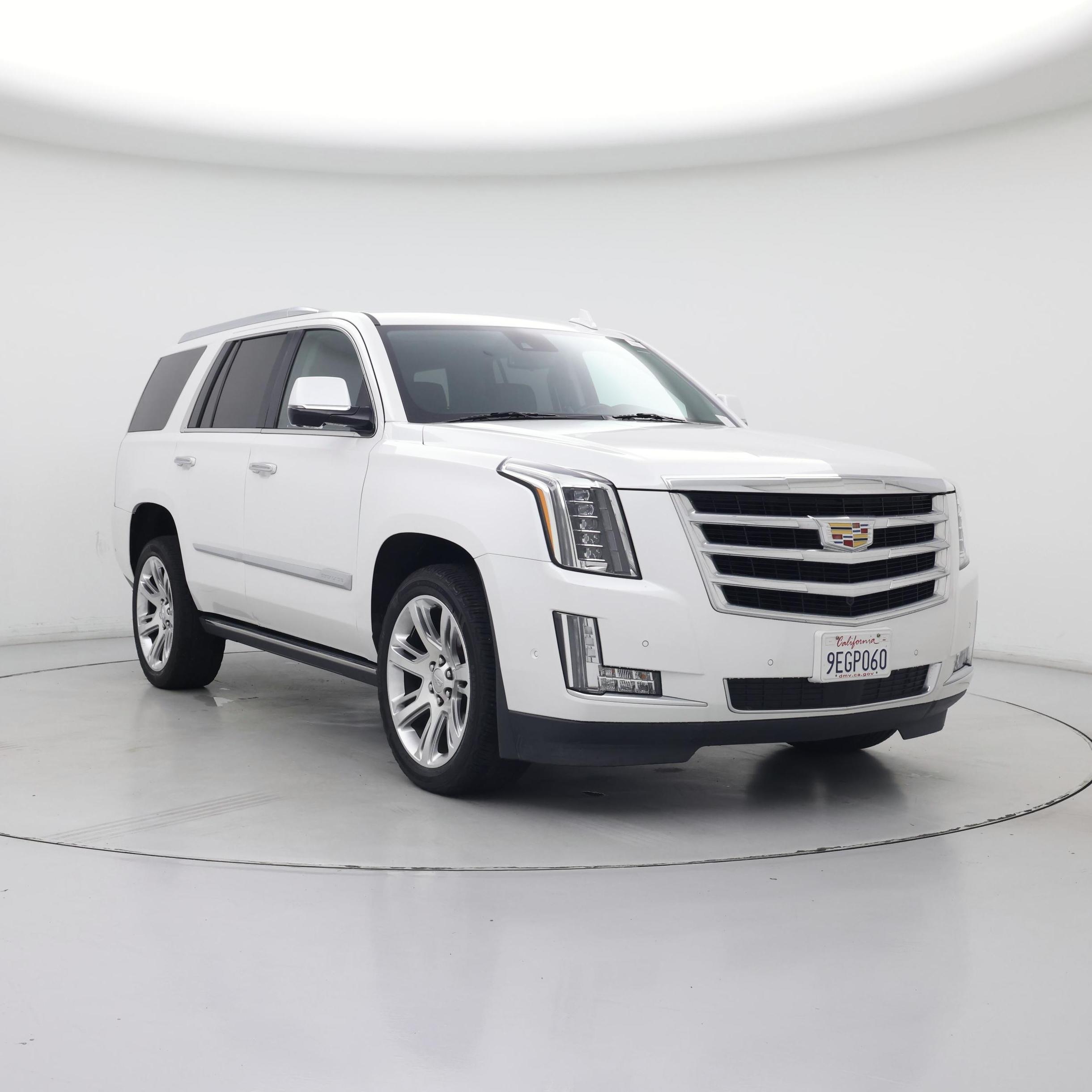 White 2020 Cadillac Escalade Premium Luxury RWD SUV / Crossover Rear-Wheel Drive Automatic