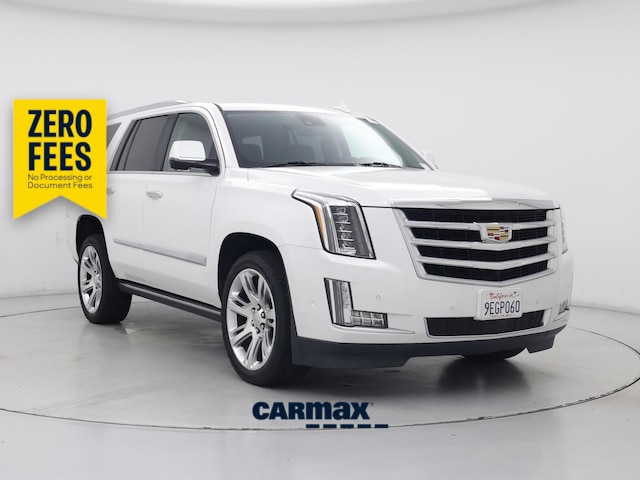 White 2020 Cadillac Escalade Premium Luxury RWD SUV / Crossover Rear-Wheel Drive Automatic