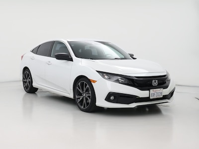 White 2021 Honda Civic Sport