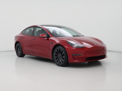 Red 2023 Tesla Model 3 Performance