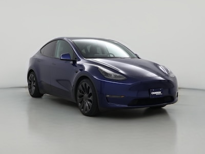 Blue 2021 Tesla Model Y Performance