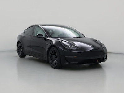 Black 2022 Tesla Model 3 Performance