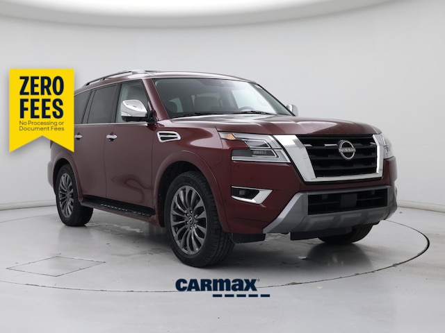 Red 2023 Nissan Armada Platinum 4WD SUV / Crossover Four-Wheel Drive Automatic