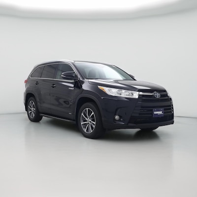 Black 2019 Toyota Highlander Hybrid XLE