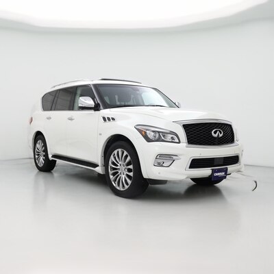 White 2017 Infiniti QX80