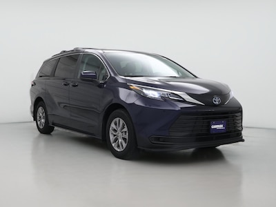 Blue 2024 Toyota Sienna Hybrid LE