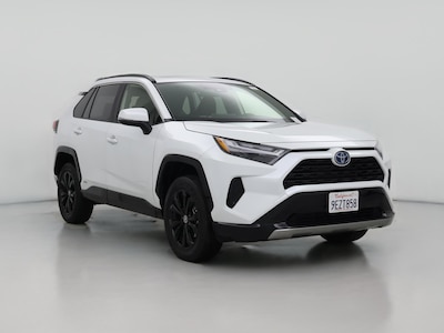 White 2023 Toyota RAV4 Hybrid SE